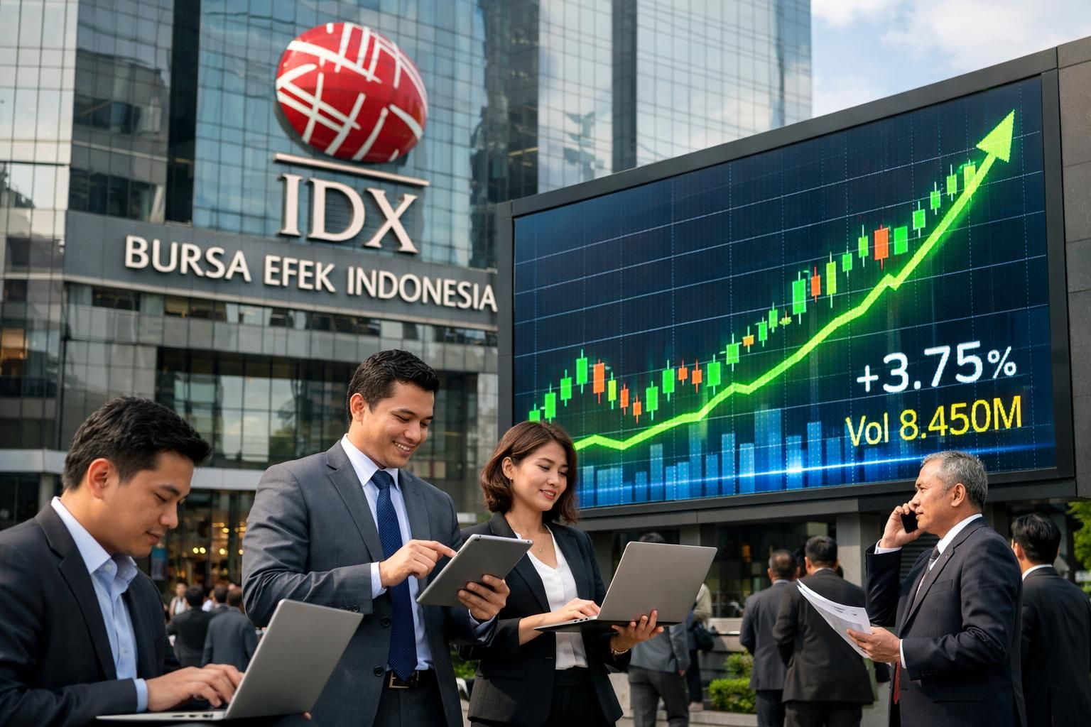 bursa efek indonesia mencatat peningkatan signifikan dalam likuiditas perdagangan saham, menunjukkan pasar modal yang lebih aktif dan peluang investasi yang menjanjikan.