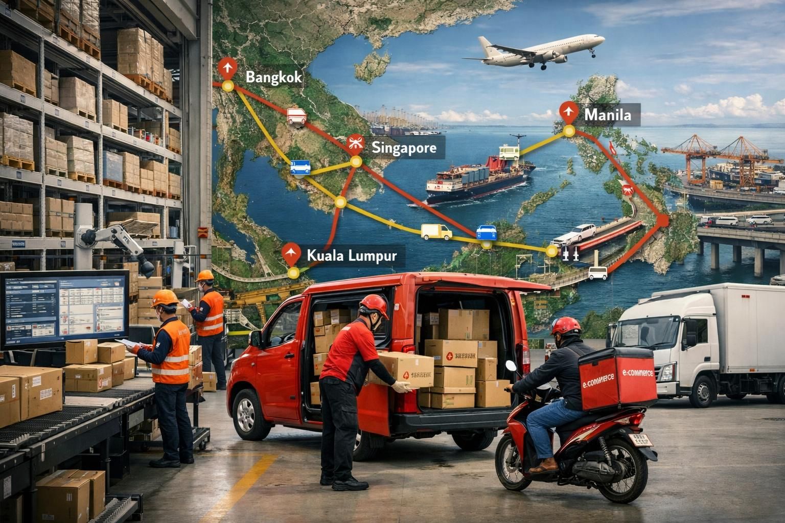 lazada meningkatkan investasi dalam logistik di asia tenggara untuk mempercepat distribusi e-commerce, mendukung pertumbuhan perdagangan online yang lebih cepat dan efisien.