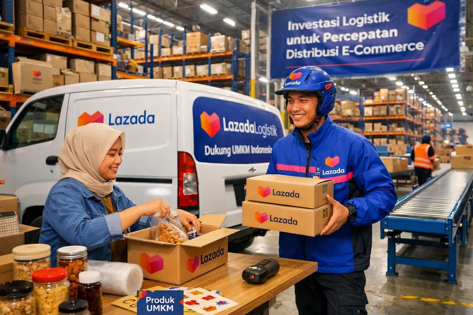 lazada mempercepat distribusi e-commerce di asia tenggara dengan meningkatkan investasi dalam infrastruktur logistik, guna mendukung pertumbuhan pasar dan layanan pelanggan yang lebih baik.