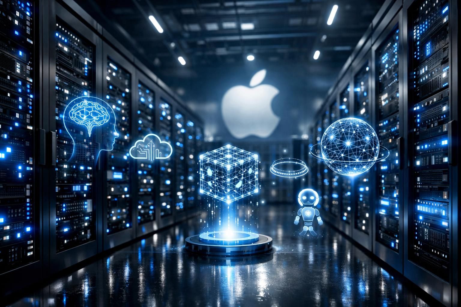 apple memperluas penggunaan kecerdasan buatan (ai) untuk meningkatkan efisiensi dan inovasi dalam layanan cloud mereka.