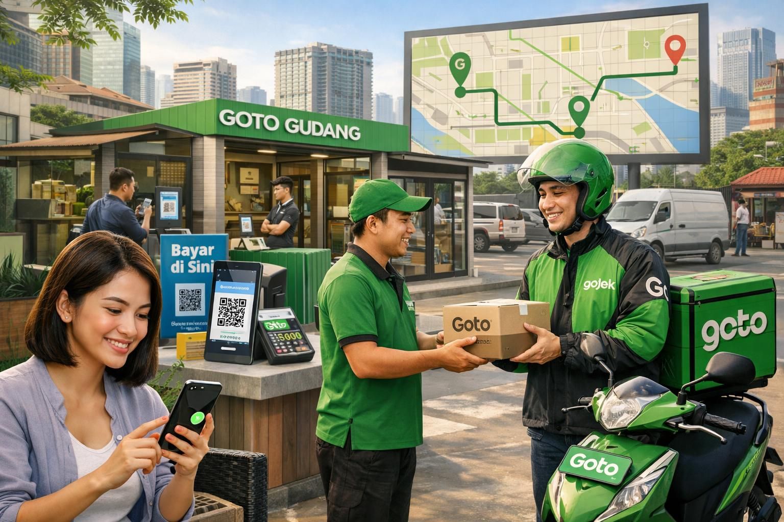 goto memperkuat integrasi layanan e-commerce dan logistik di indonesia untuk meningkatkan efisiensi dan kenyamanan pelanggan.