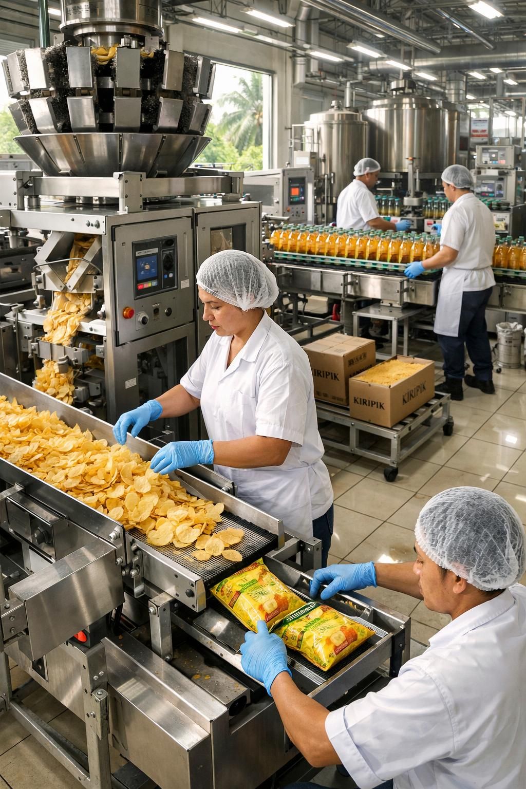 industri makanan dan minuman indonesia terus menunjukkan pertumbuhan produksi yang signifikan, mendorong perkembangan ekonomi dan inovasi di sektor pangan.