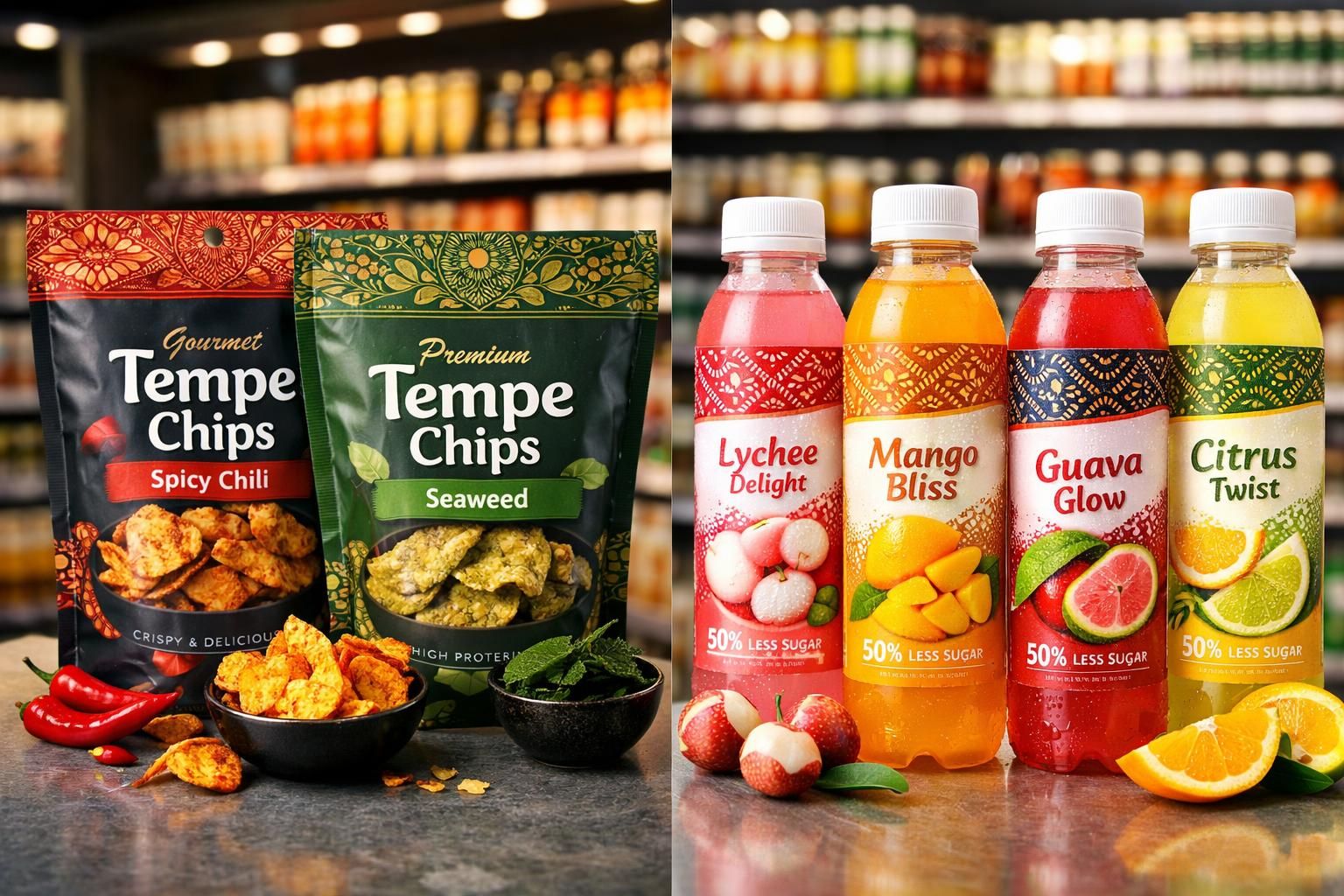 industri makanan dan minuman indonesia mengalami pertumbuhan produksi yang signifikan, mendorong inovasi dan ekspansi pasar di dalam dan luar negeri.