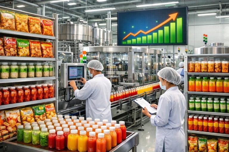 industri makanan dan minuman indonesia mengalami pertumbuhan produksi yang signifikan, memperkuat posisi pasar domestik dan ekspor dengan inovasi dan kualitas tinggi.