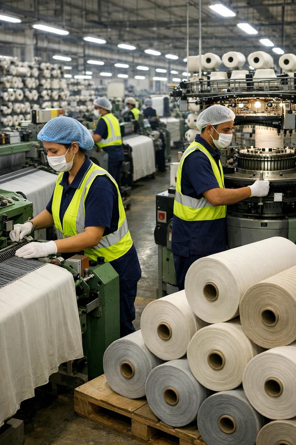 industri tekstil indonesia mengalami peningkatan produksi yang signifikan untuk memenuhi permintaan pasar ekspor, mendorong pertumbuhan ekonomi nasional dan memperkuat posisi di pasar global.