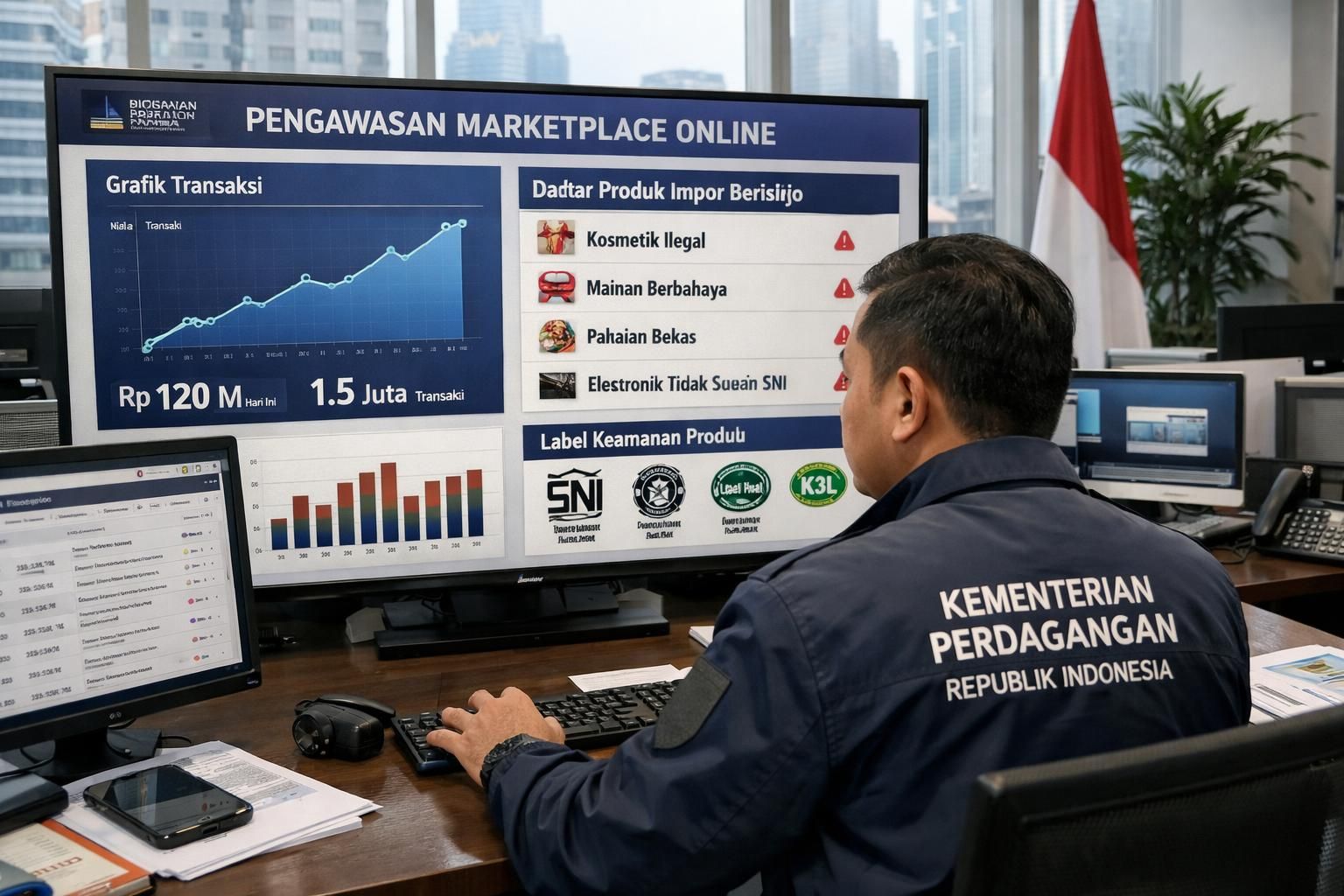 kementerian perdagangan indonesia memperketat pengawasan produk impor di marketplace online untuk melindungi konsumen dan memastikan keamanan serta kualitas barang.