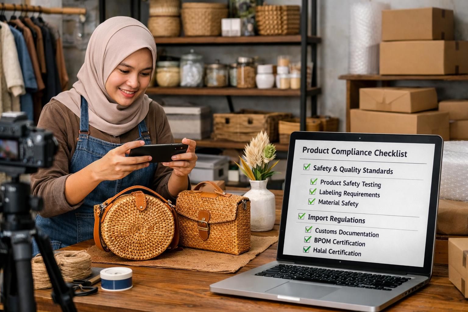 kementerian perdagangan indonesia memperketat pengawasan produk impor di marketplace online untuk memastikan kualitas dan keamanan konsumen.