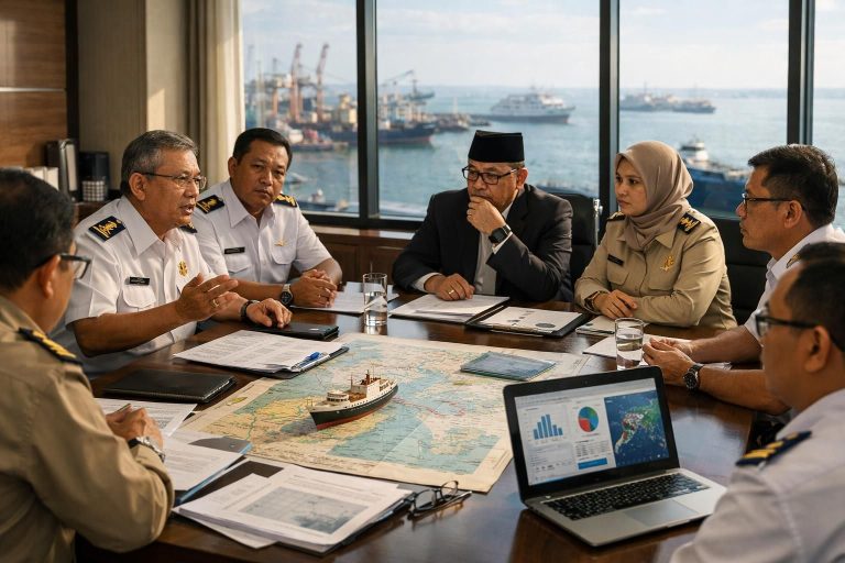 kementerian perhubungan indonesia sedang melakukan evaluasi menyeluruh terhadap keselamatan transportasi laut untuk meningkatkan keamanan dan kenyamanan perjalanan laut di indonesia.