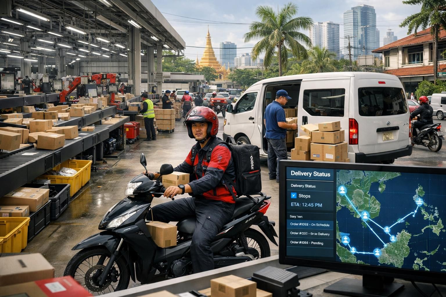 ninja van meningkatkan kapasitas logistik untuk mendukung pertumbuhan pesat e-commerce di asia tenggara, memastikan pengiriman cepat dan efisien bagi bisnis dan pelanggan.