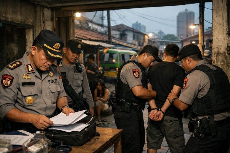 polisi indonesia berhasil mengungkap kasus perdagangan manusia yang melibatkan lintas provinsi, meningkatkan upaya penegakan hukum dan perlindungan korban.