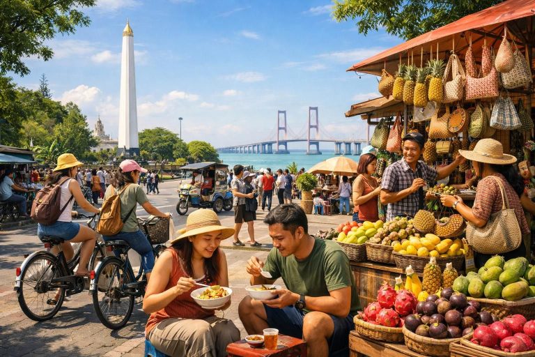 temukan mengapa surabaya, indonesia, dinobatkan sebagai pilihan terbaik asia untuk liburan hemat. nikmati destinasi menarik, kuliner lezat, dan pengalaman budaya tanpa menguras kantong.